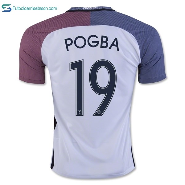 Camiseta Francia 2ª Pogba 2016